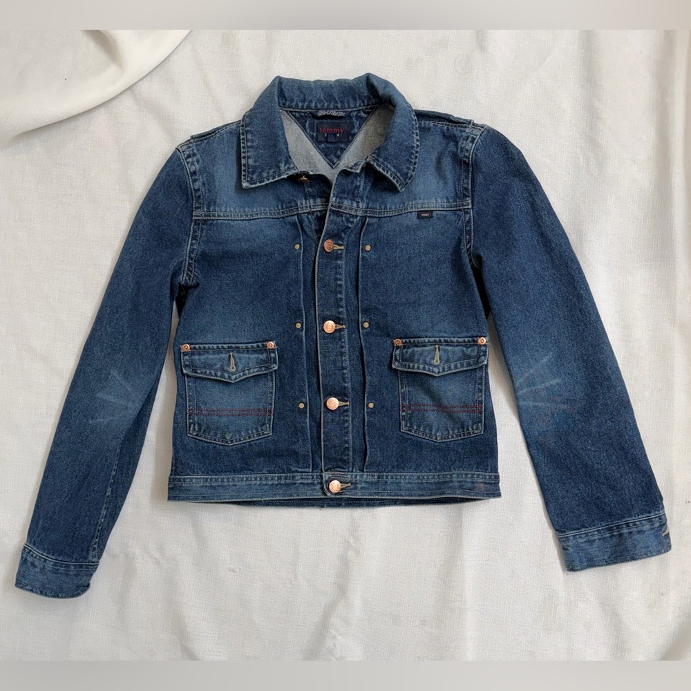 Tommy Hilfiger Jean Jacket Women’s Size Medium Vintage Y2K